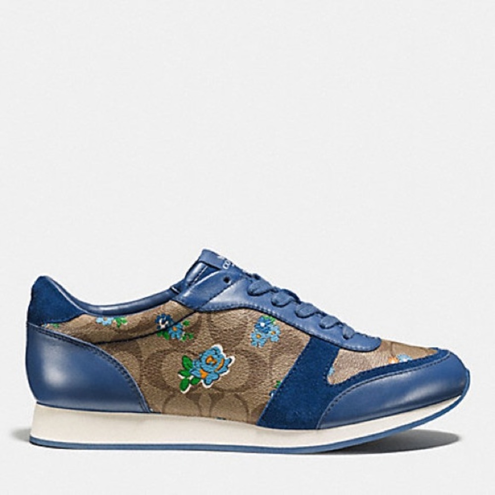 COACH Rebecca Signature Khaki/Blue - Picture 3 of 6
